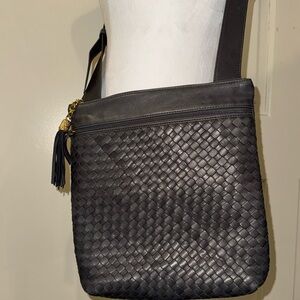 Beautiful, authentic gray genuine leather purse purchased in Florence, Italy.